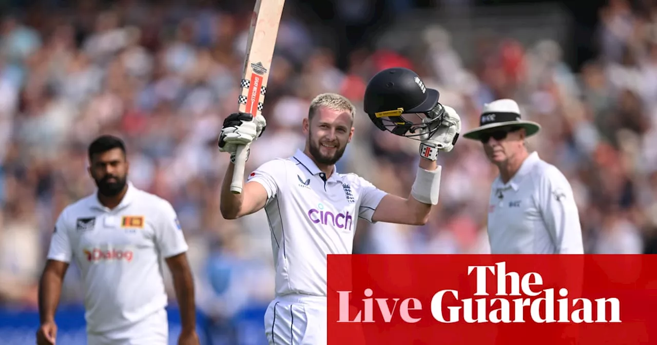 England v Sri Lanka: second men’s cricket Test match, day two