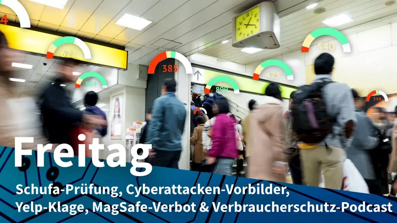 Freitag: Datenschützer gegen Automatismus, Cyberangriffe mit Spyware-Methoden