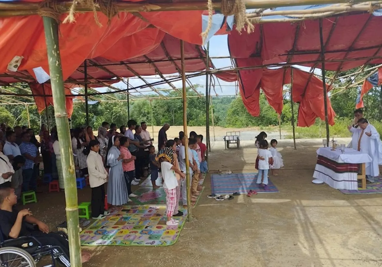 First Mass brings hope and healing to displaced village