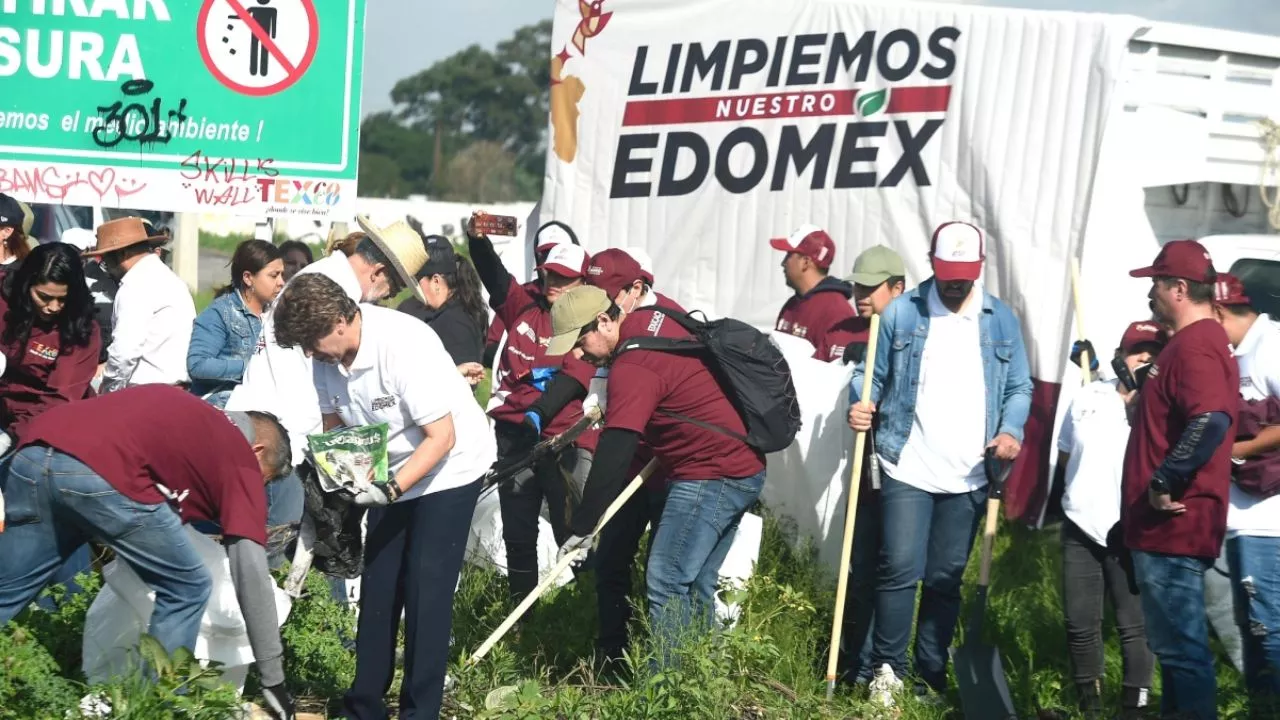 Gobernadora Delfina Gómez arranca la campaña “Limpiemos nuestro Edomex” en 125 municipios del Estado de México