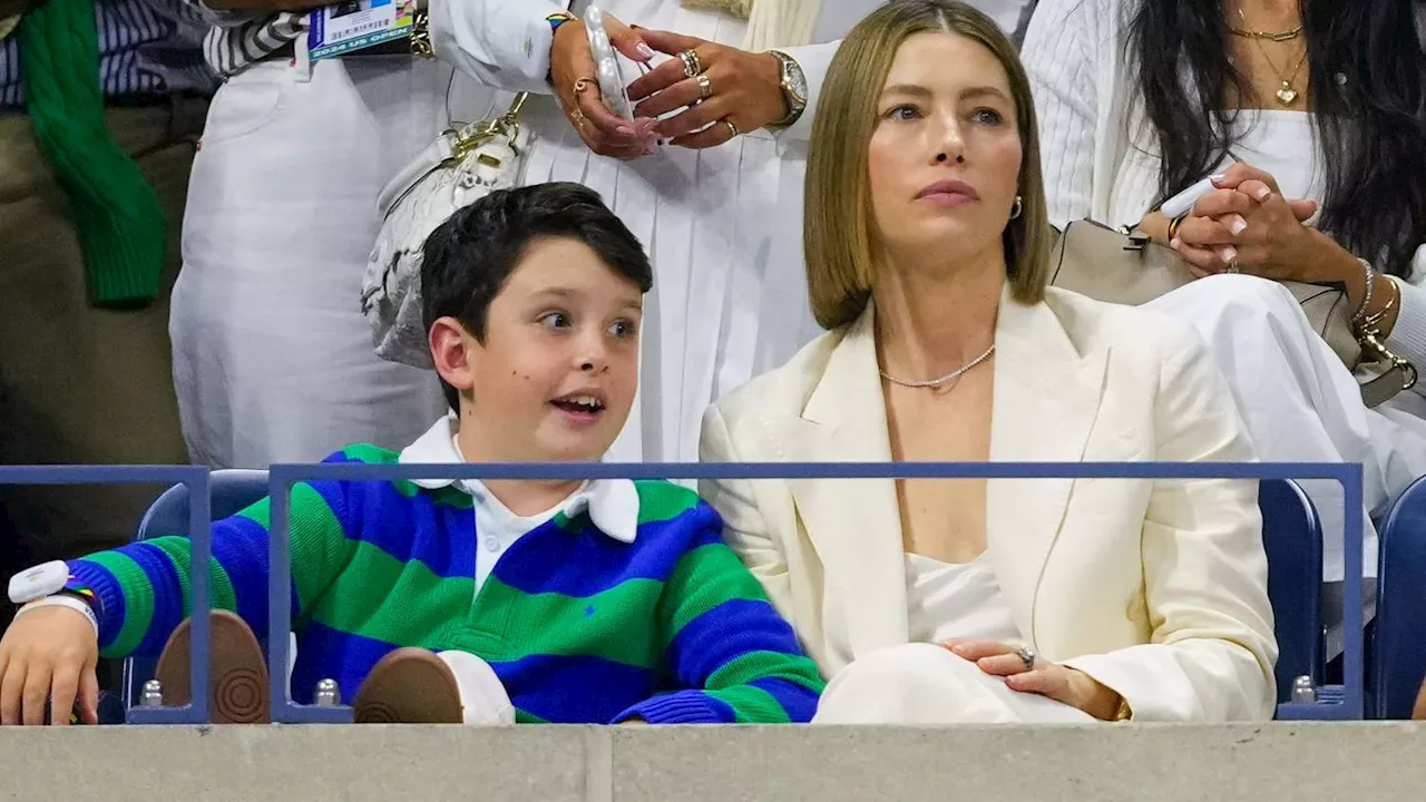 Jessica Biel and Her Son Silas Made a Rare Public Appearance Together at the US Open