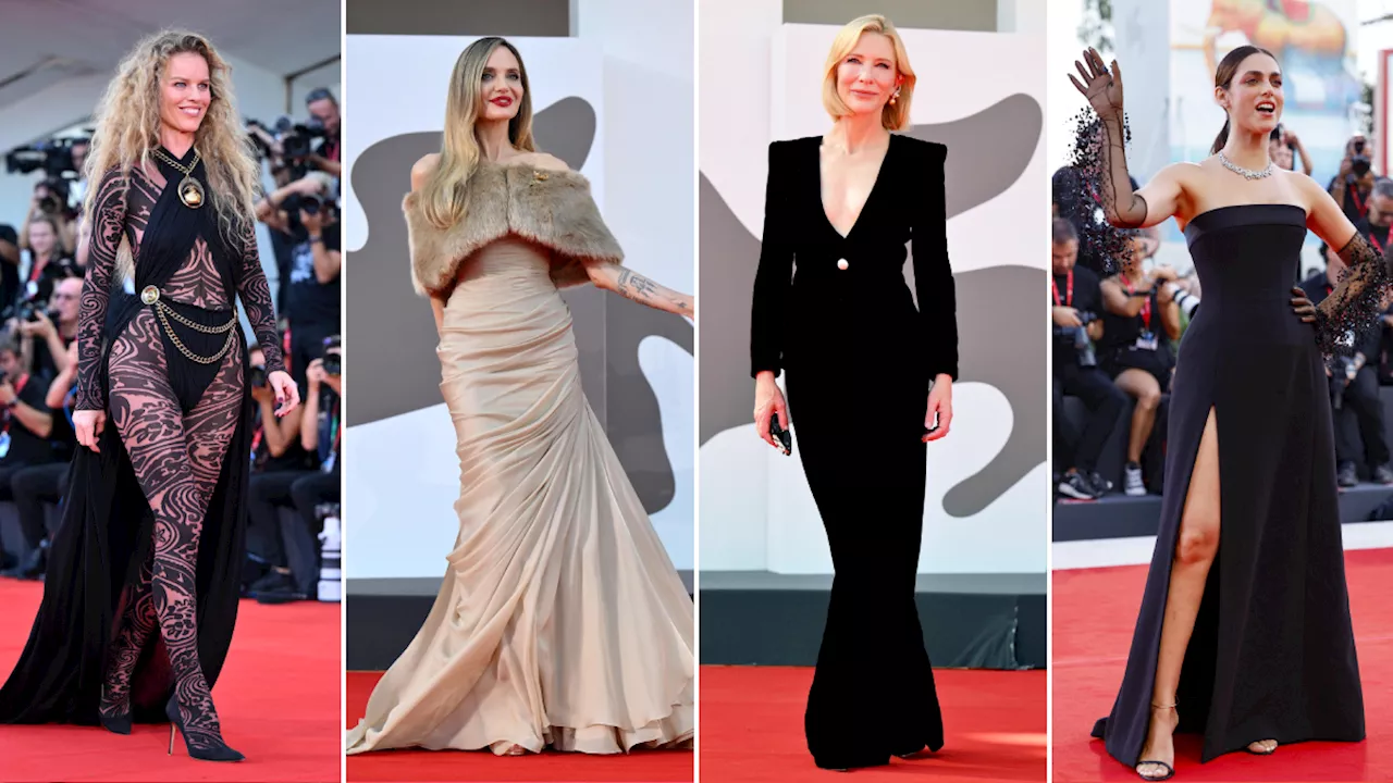 Venezia 2024: la sensuale eleganza di Blanchett, l'allure di Jolie, il look 'selvaggio' di Herzigova