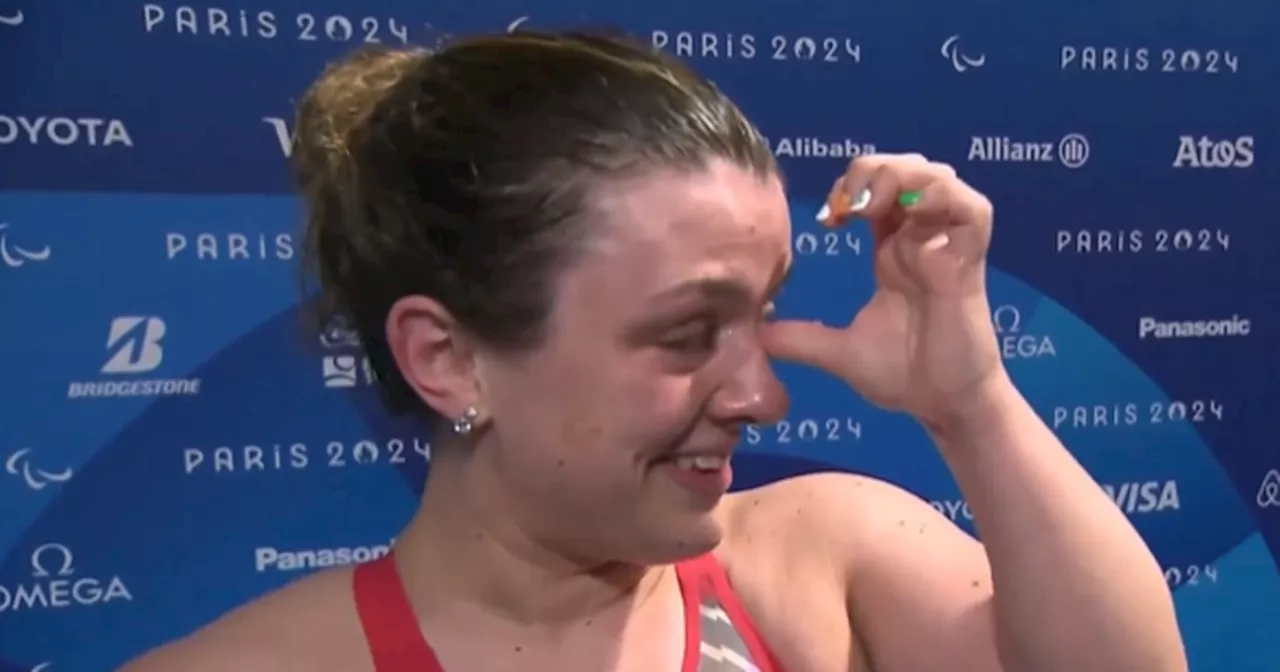 Irish Paralympian Nicole Turner fights back tears after 'tough' race