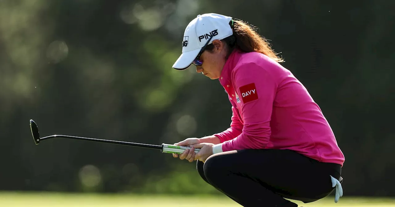 Leona Maguire and Anna Abom fly home flag in Women’s Irish Open