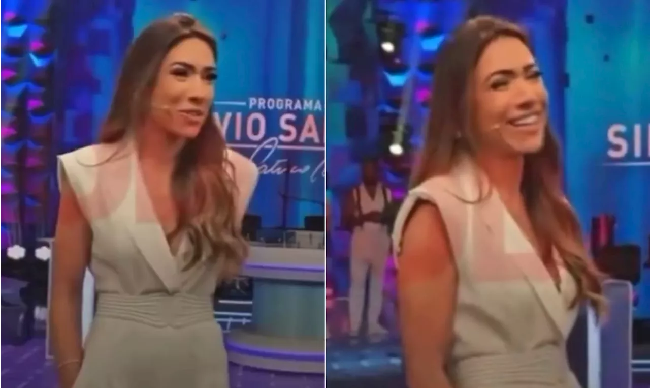 Patrícia Abravanel cai no choro em retorno a estúdio de TV após morte de Silvio Santos