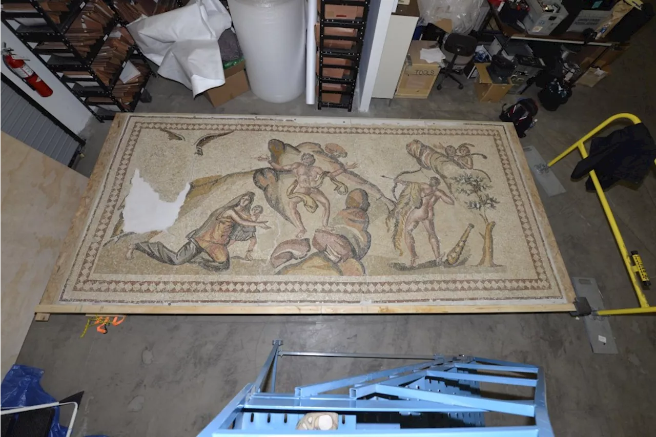 Palmdale man sentenced to prison for illegally importing ancient 2,000-pound Hercules mosaic