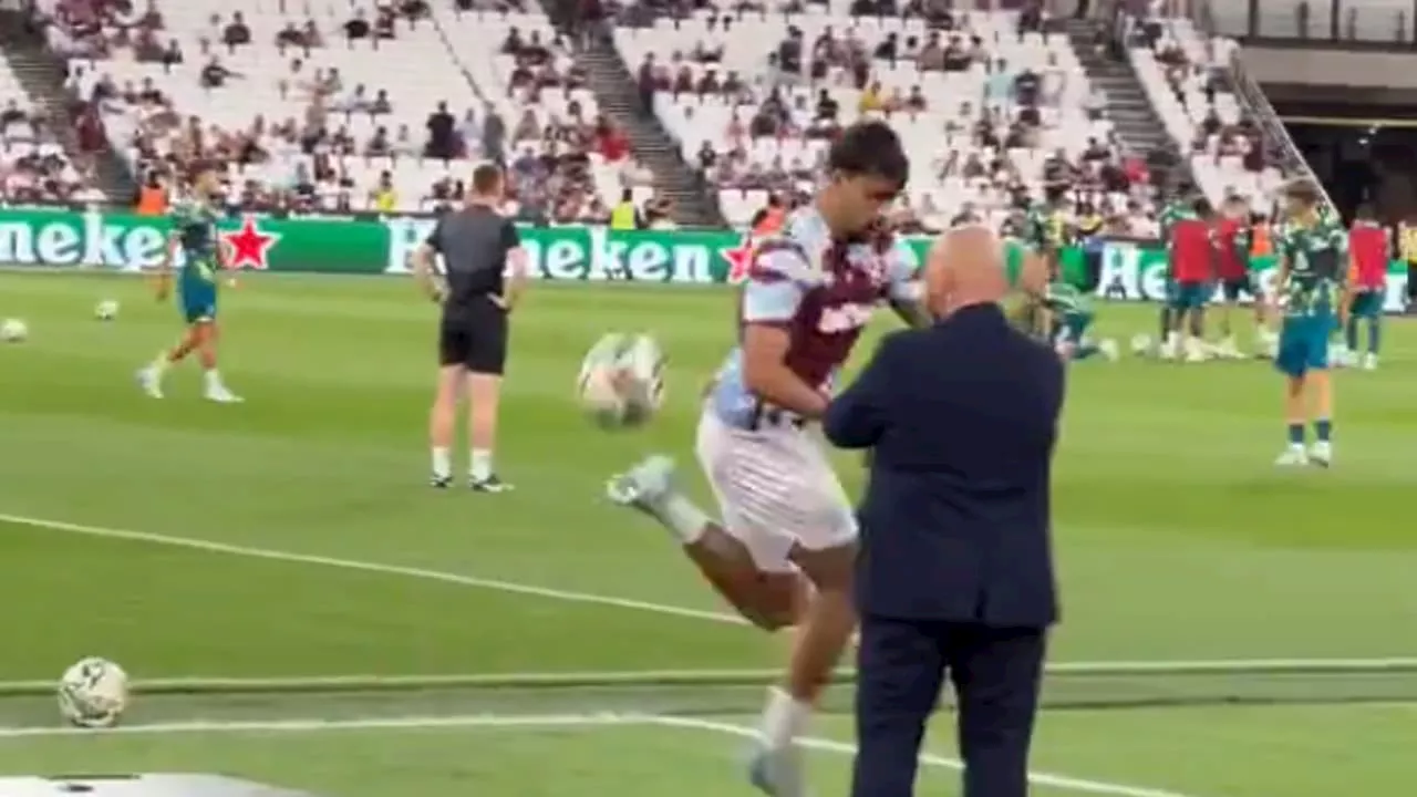 Lucas Paquetá dá ‘lambreta’ em segurança do West Ham e reação viraliza nas redes; assista