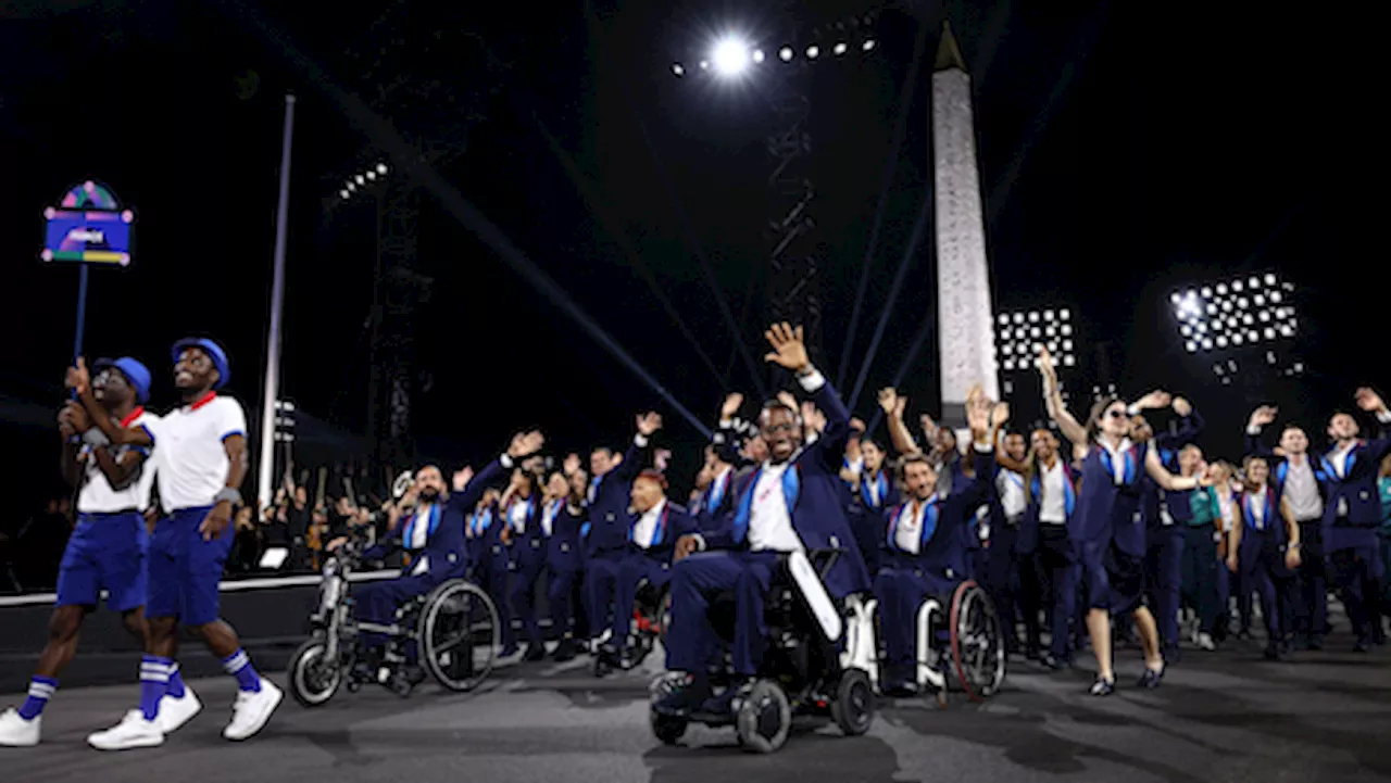 Team France sports Berluti for opening ceremony of Paralympic Games