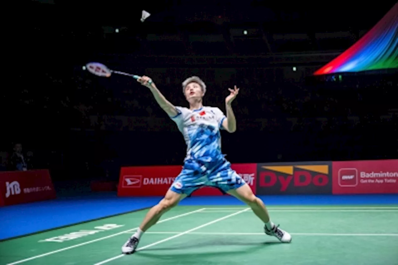 Badminton world number one Shi Yuqi from China out of Korea Open after losing to HK’s Lee Cheuk-yiu