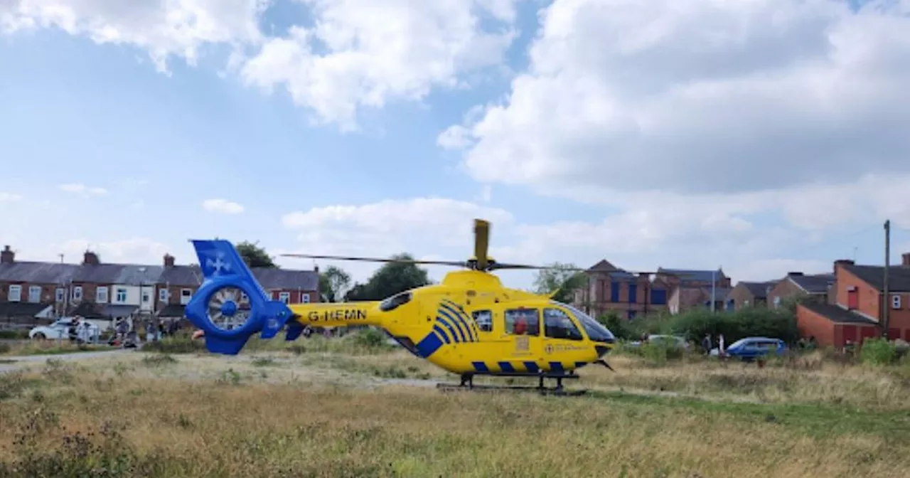 LIVE updates as serious crash closes major road with air ambulance landing