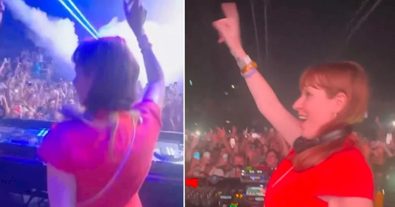 Angela Rayner filmed raving in DJ booth at Ibiza nightclub