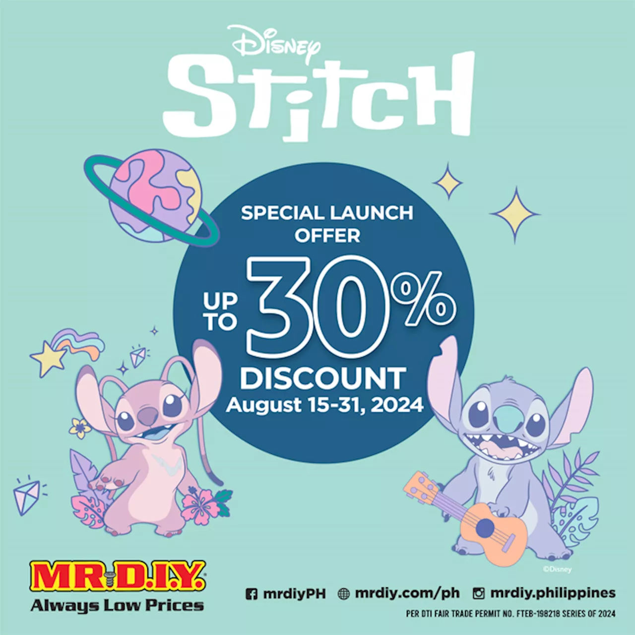 Shop your Stitch Favorites at MR.DIY!