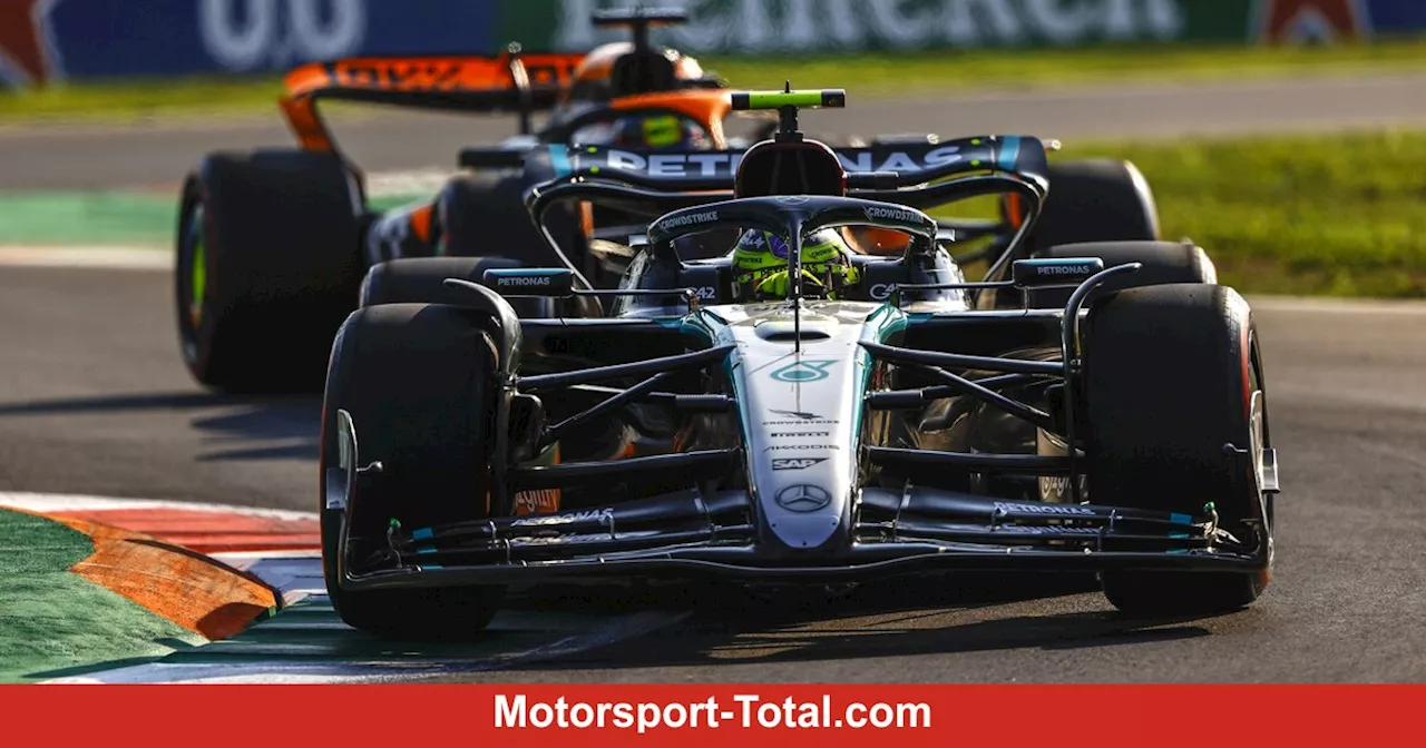 Hochspannung in Monza: Hamilton am Freitag hauchdünn vor Norris