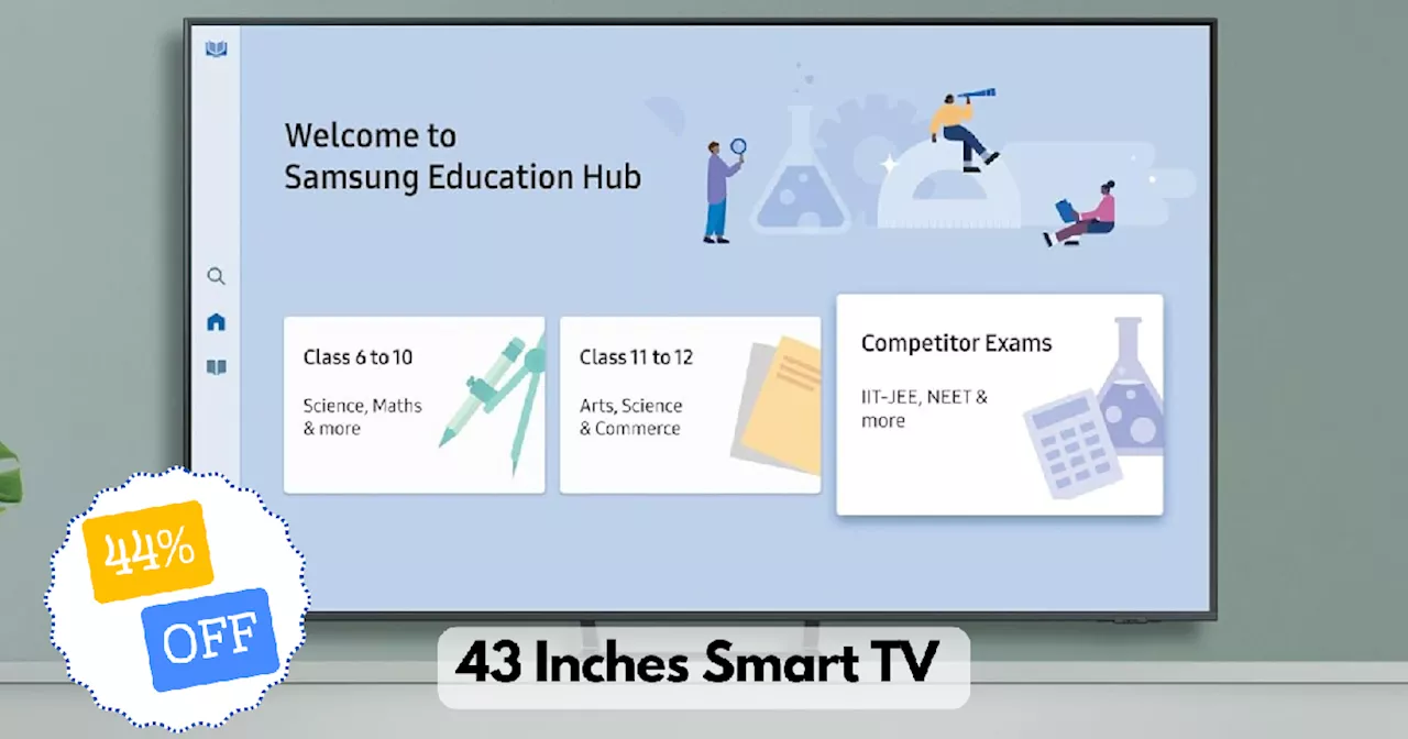 फेस्टिव टीवी सेल में 43 Inches Smart TV का गिरा हुआ दाम देख रह जाएंगे हक्के बक्के, खरीदें 44% तक की छूट पर