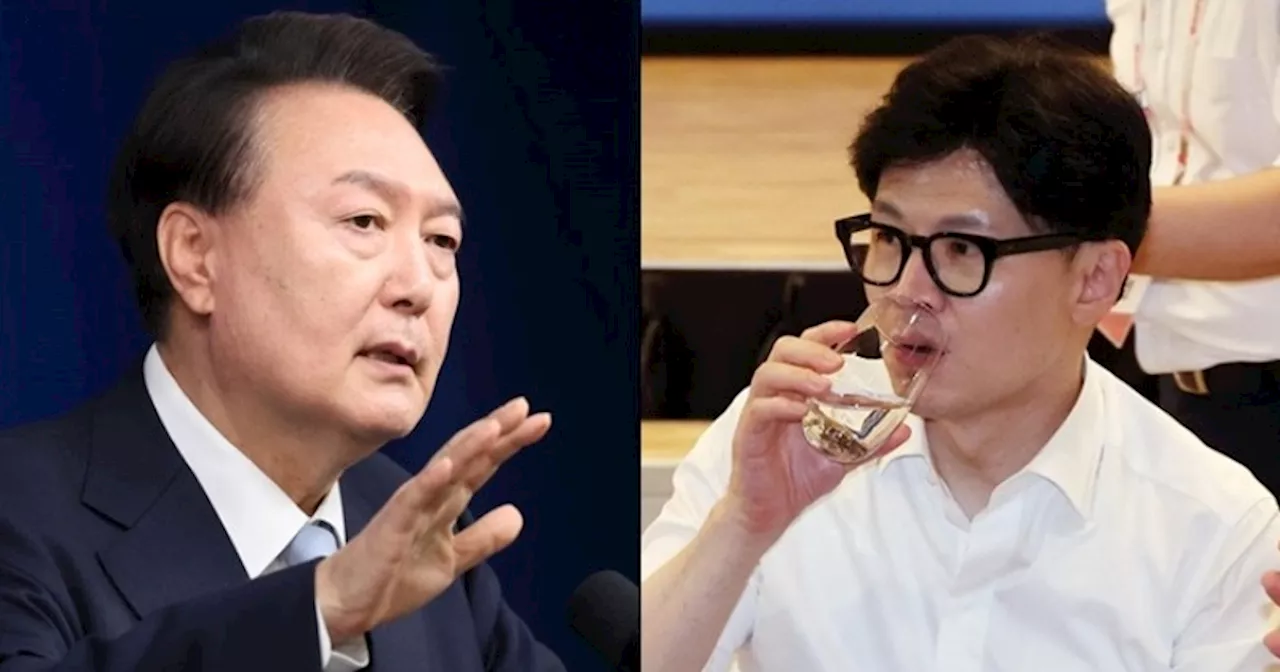 '의대 증원 이견'에 깊어지는 갈등...윤 대통령, 한동훈 만찬·언급 모두 외면