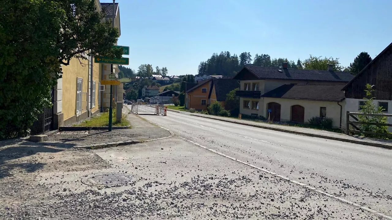 Ab 2. September: Freie Fahrt durch Bad Großpertholz