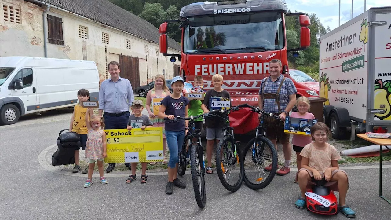 Ferienaktion in Viehdorf wurde mit großem Fest abgeschlossen