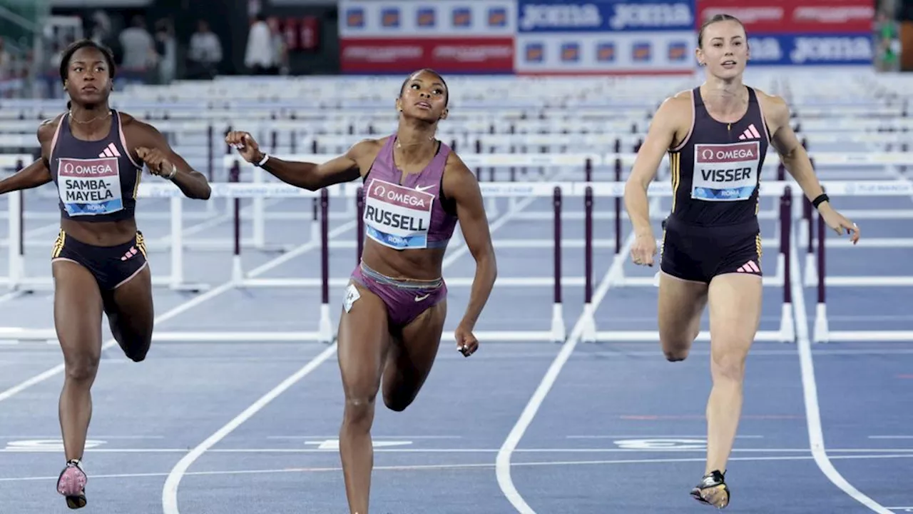 Hordeloopster Visser knap derde bij Diamond League in Rome, Foppen tiende op 5.000 meter