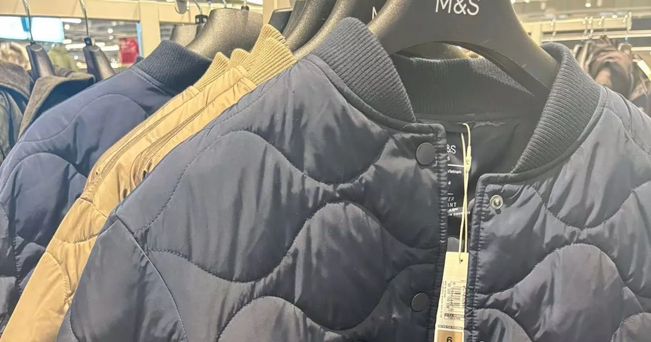 I went to M&S for a rainproof autumn jacket - the one I found feels designer