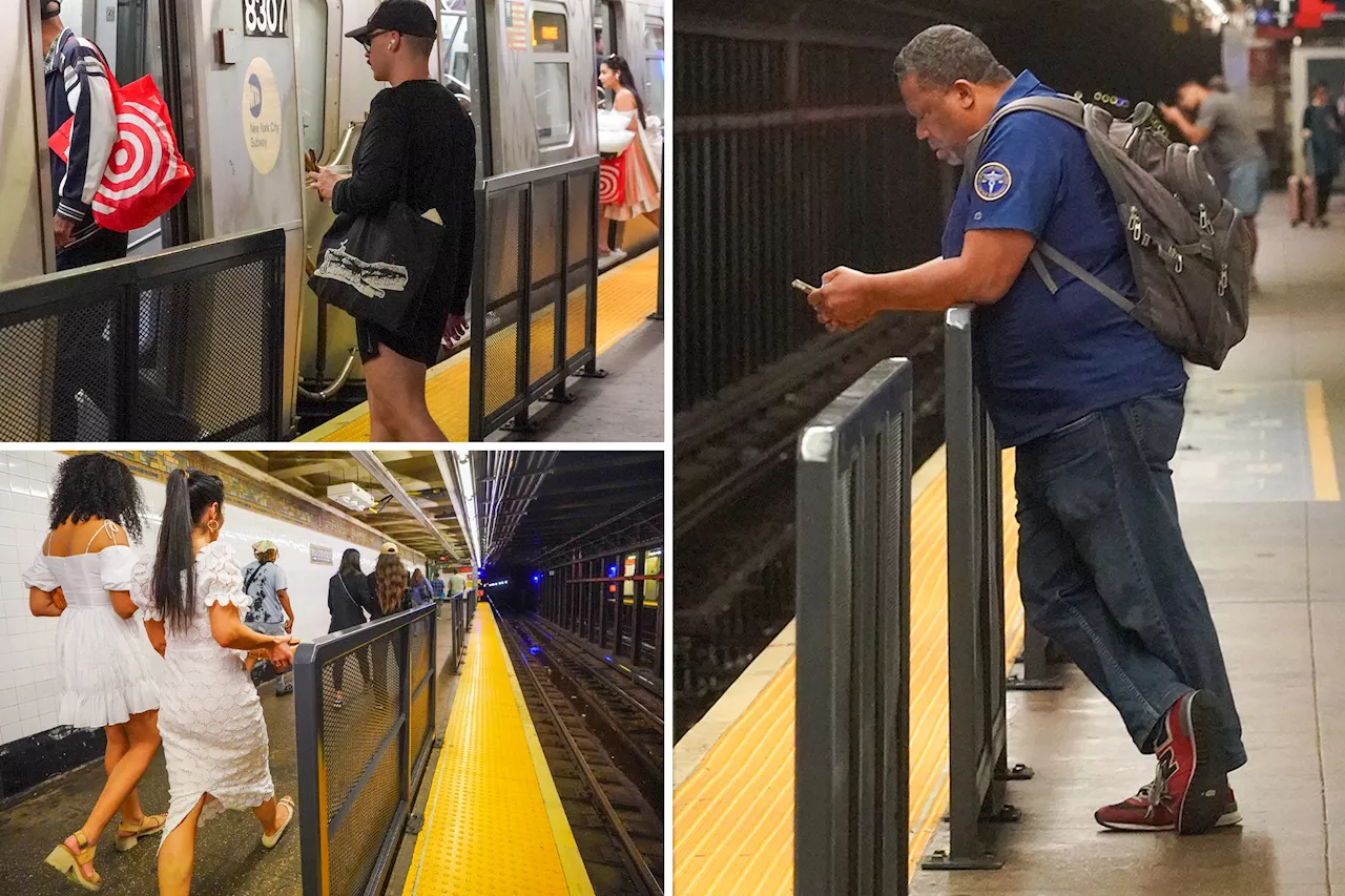 MTA's slow-to-start subway safety rails test draws straphanger skepticism: 'Doesn't do anything'