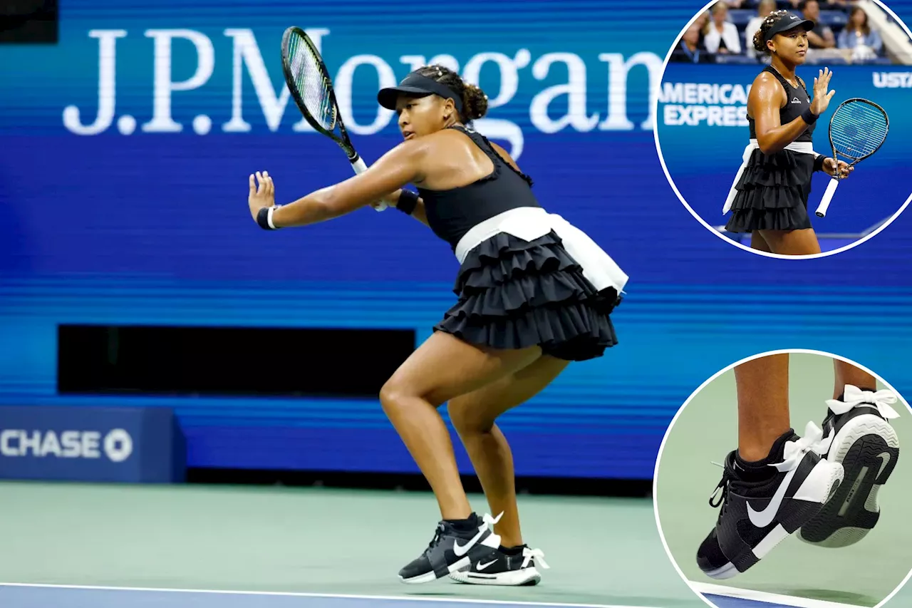 Naomi Osaka serves up another bow-inspired outfit at US Open