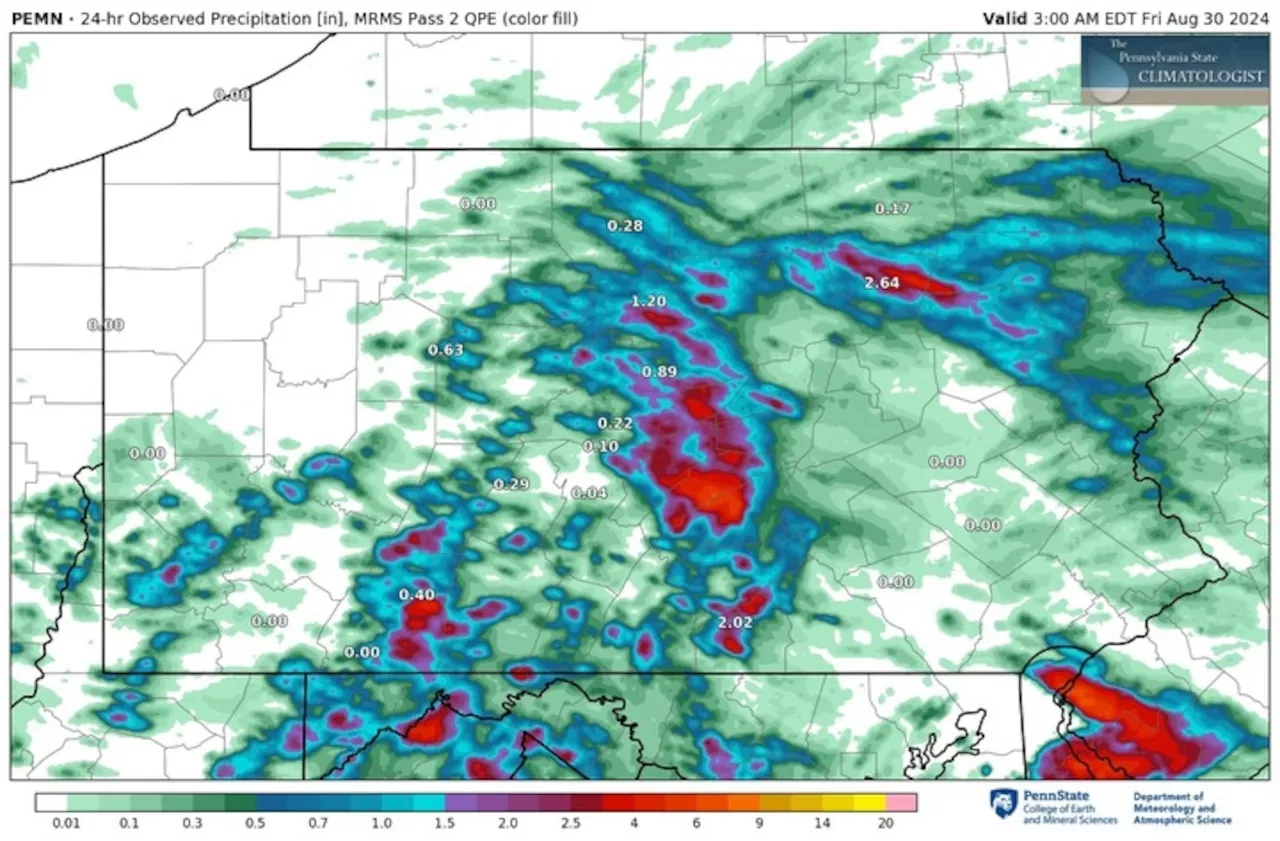 Severe thunderstorms hit parts of Pa., closing roads and flooding homes