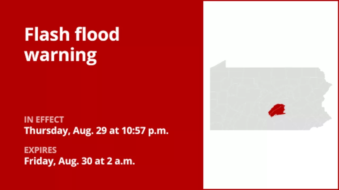 Update: Flash flood warning for Perry County until 2 a.m. Friday