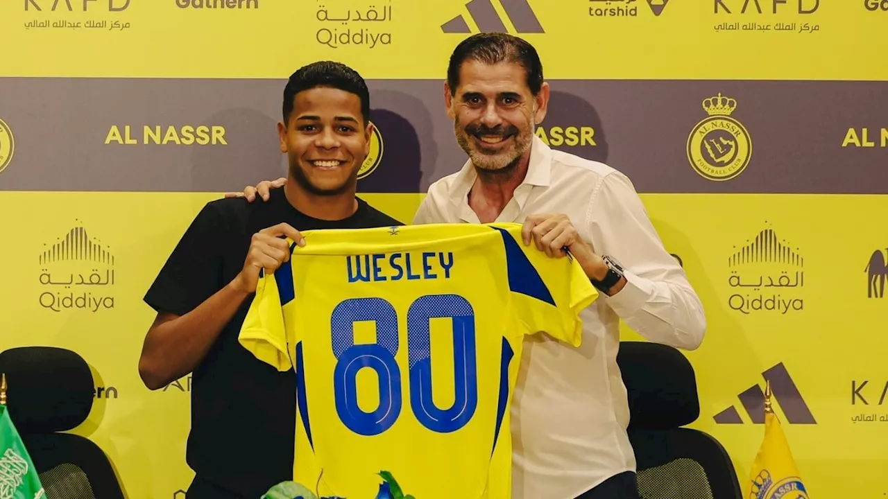 Al Nassr anuncia a contratação do atacante Wesley, do Corinthians