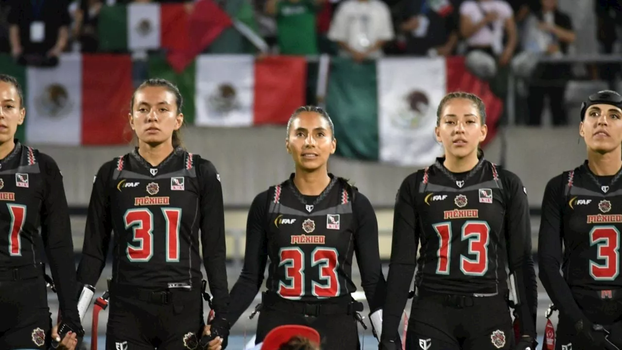 Selección Mexicana femenil de flag football consigue el subcampeonato del mundo