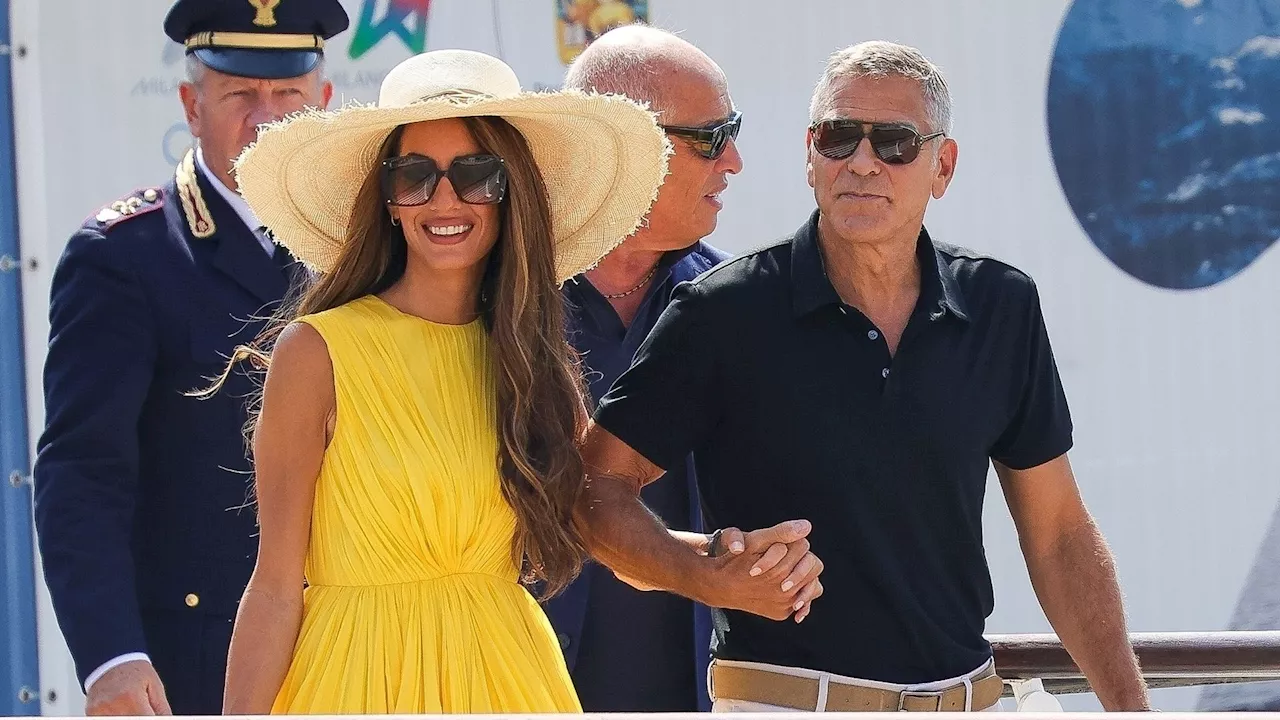 Amal und George Clooney strahlen bei Filmfestival in Venedig