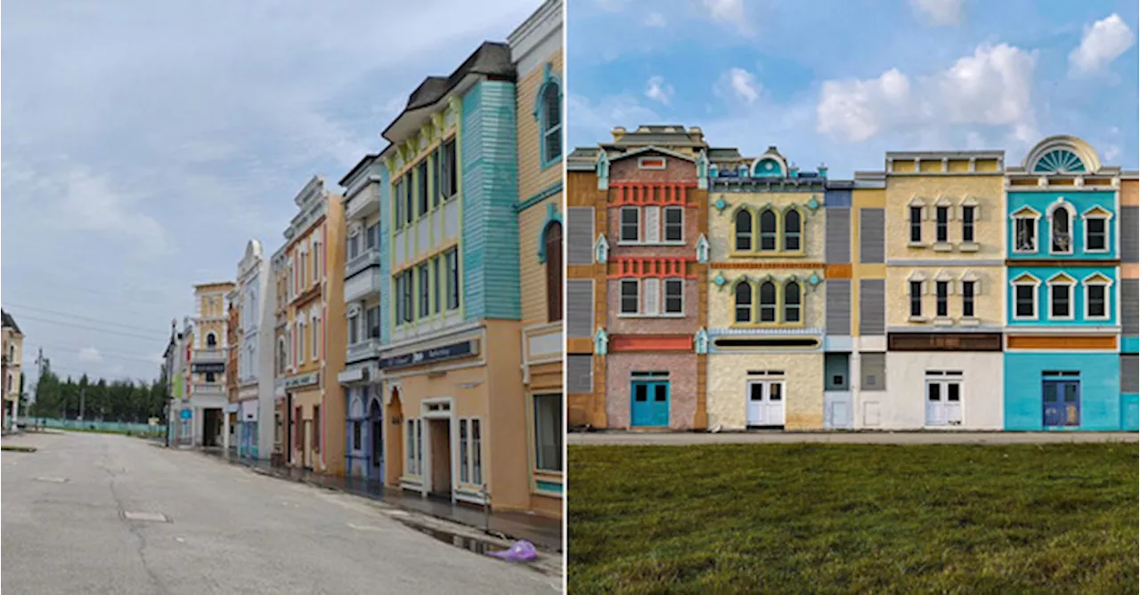 'Disney' Street That Was Once A Viral Attraction In Perak Now Looks Like A Ghost Town