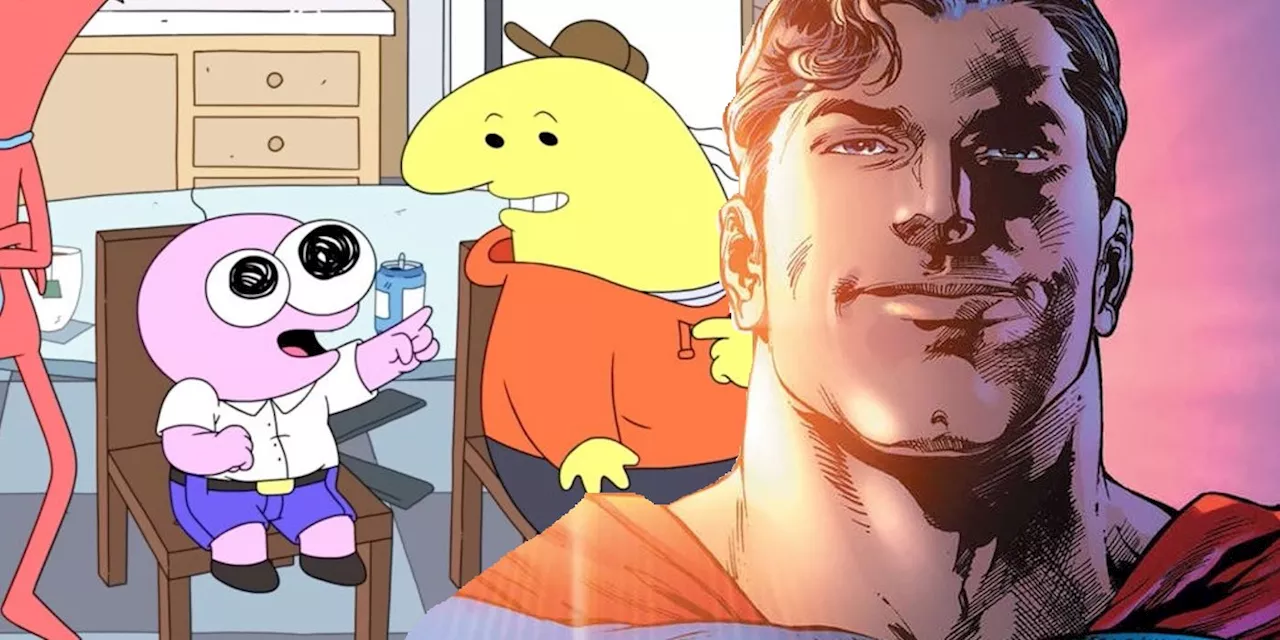 Of Course Superman is a Fan of the Smiling Friends, as Wholesome Fanart Proves