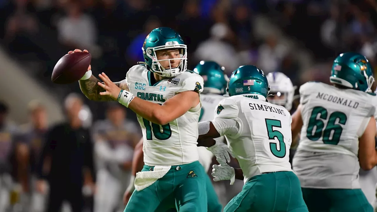 TAKEAWAYS: Coastal Carolina Offense Explodes In Week One Win Over Jacksonville State