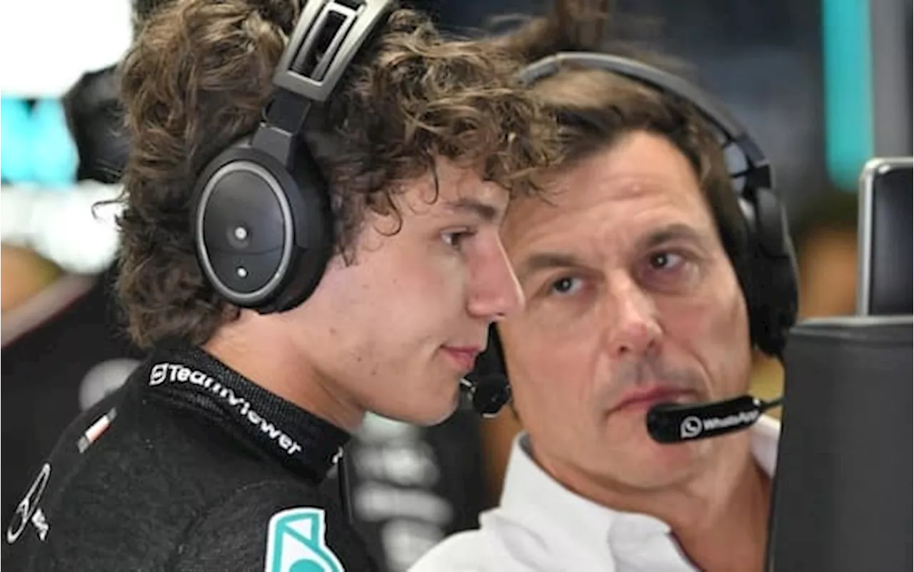 Toto Wolff: 'Antonelli mi è piaciuto molto, è l'inizio di una grande carriera'