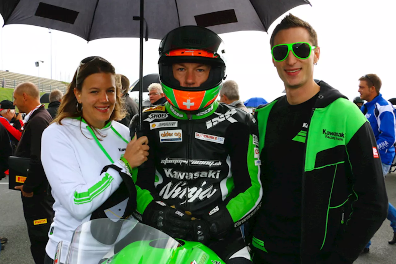 Daniel Sutter besucht Kawasaki Schnock Shell Advance