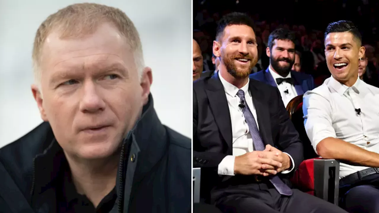 Paul Scholes didn't hesitate choosing between Lionel Messi and former teammate Cristiano Ronaldo in debate