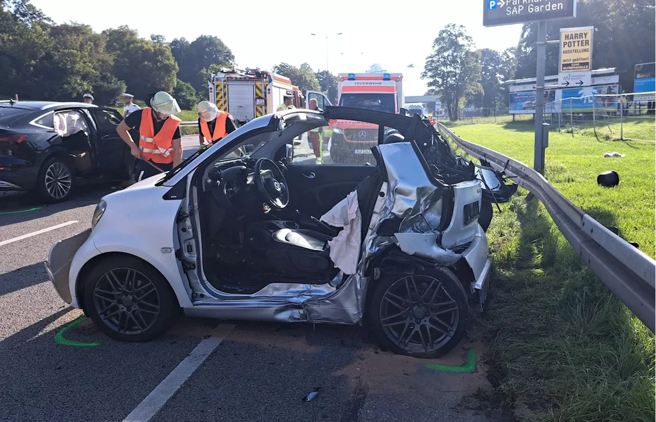 München: Schwangere Frau bei Unfall schwer verletzt