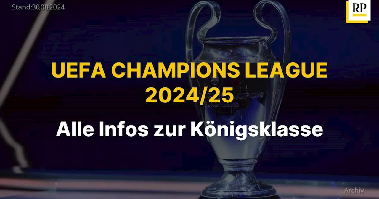 Video: UEFA Champions League 2024/25: Alle Infos zu den Gruppen der Königsklasse