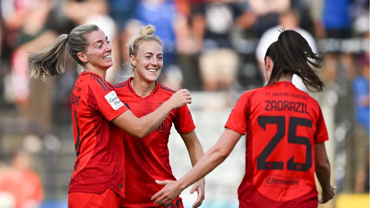 Fußball-Bundesliga der Frauen: FC Bayern müht sich zum Auftaktsieg in Potsdam