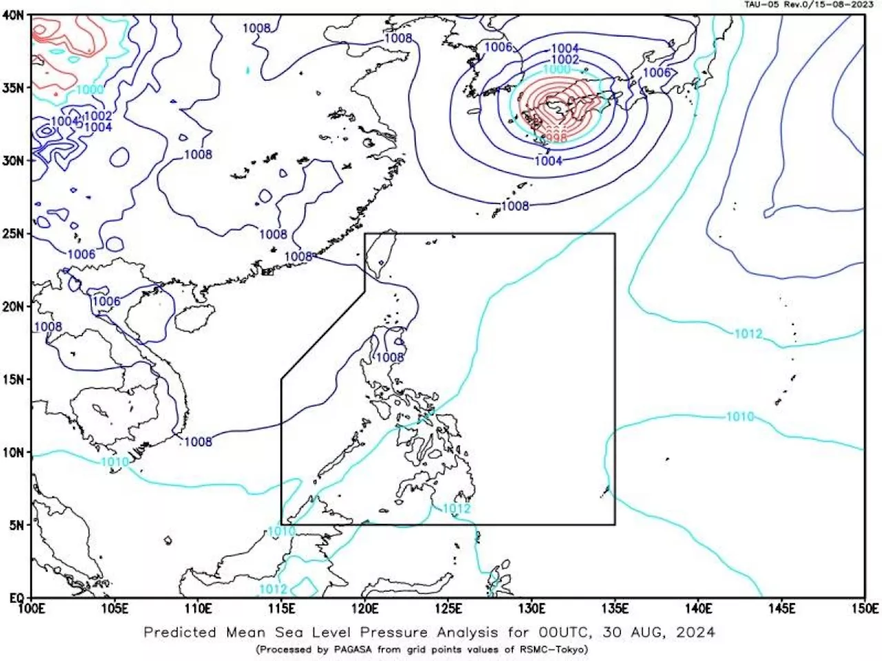 Cloud clusters likely to turn into LPA, enter PH in 24 hours — Pagasa