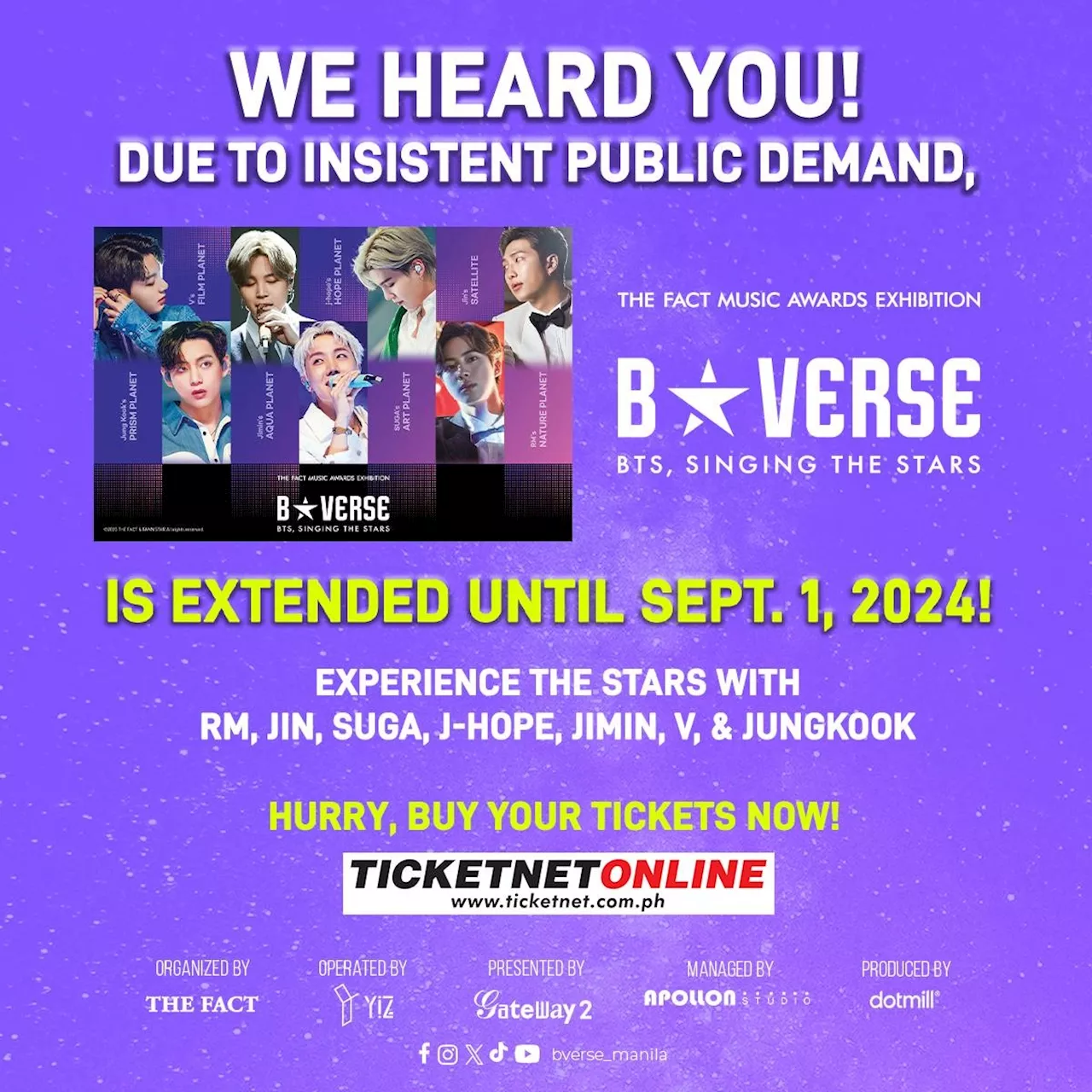 Experience magic one last time at B★VERSE Manila