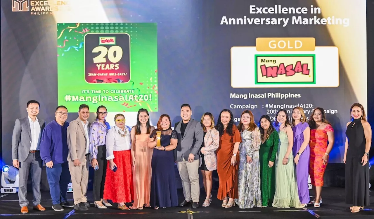 Mang Inasal celebrates wins at Marketing Excellence Awards 2024