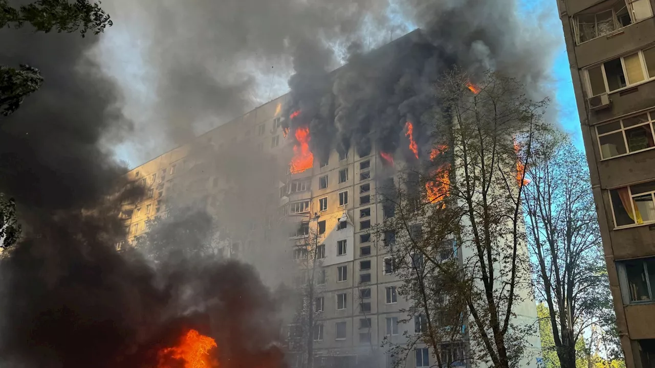 Girl, 14, among 7 killed after Putin launches glide bombs at Kharkiv playground & apartments as horror...