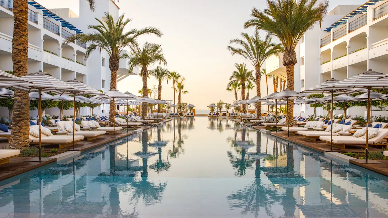 I went to the Dubai-like hotel resort in Spain with huge swimming pool and ‘sunloungers for days’...