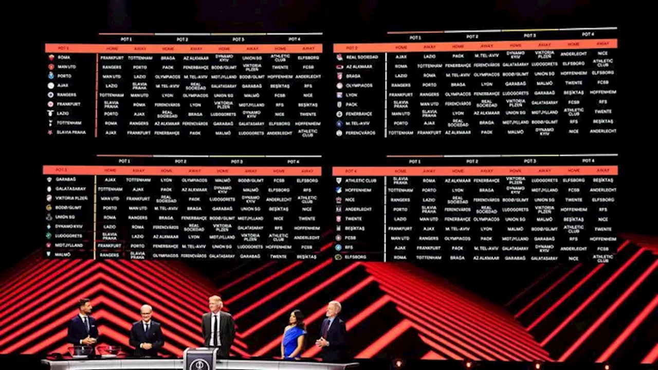 Sorteo de la nueva Europa League deja duelos de Champions en Fase de Liga