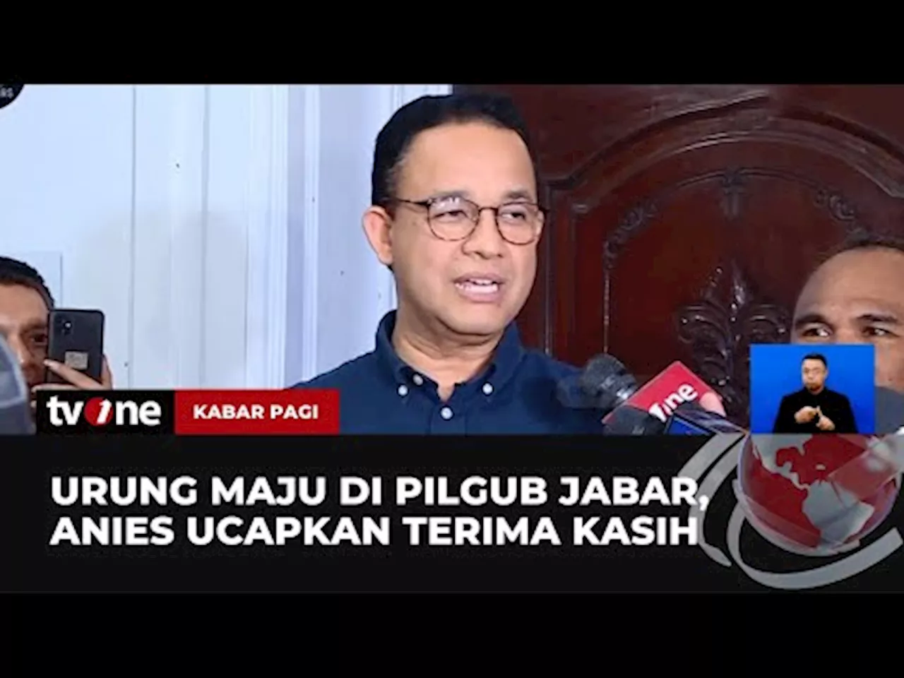 Anies Pilih Bungkam soal Kegagalan Dirinya Maju di Pilgub Jabar