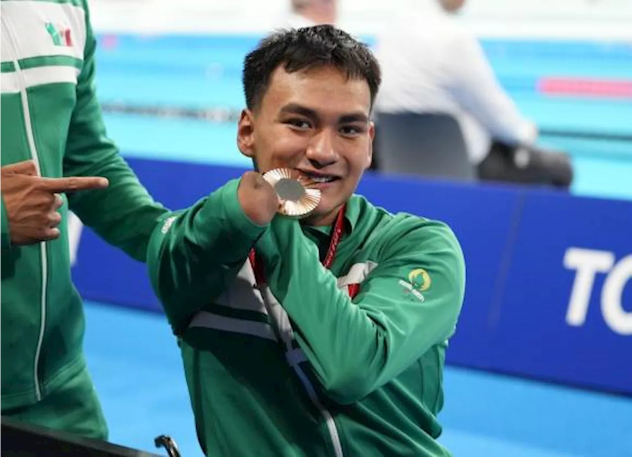 ¡Ya son tres medallas para México en los Paralímpicos! Ángel Camacho logra el bronce en paranatación de París 2024