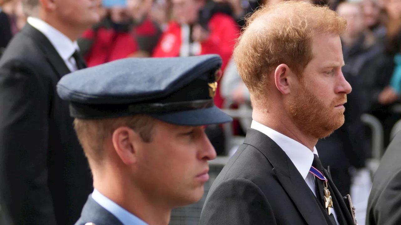 Prince Harry and Prince William Reportedly Kept Their Distance at Uncle’s Funeral