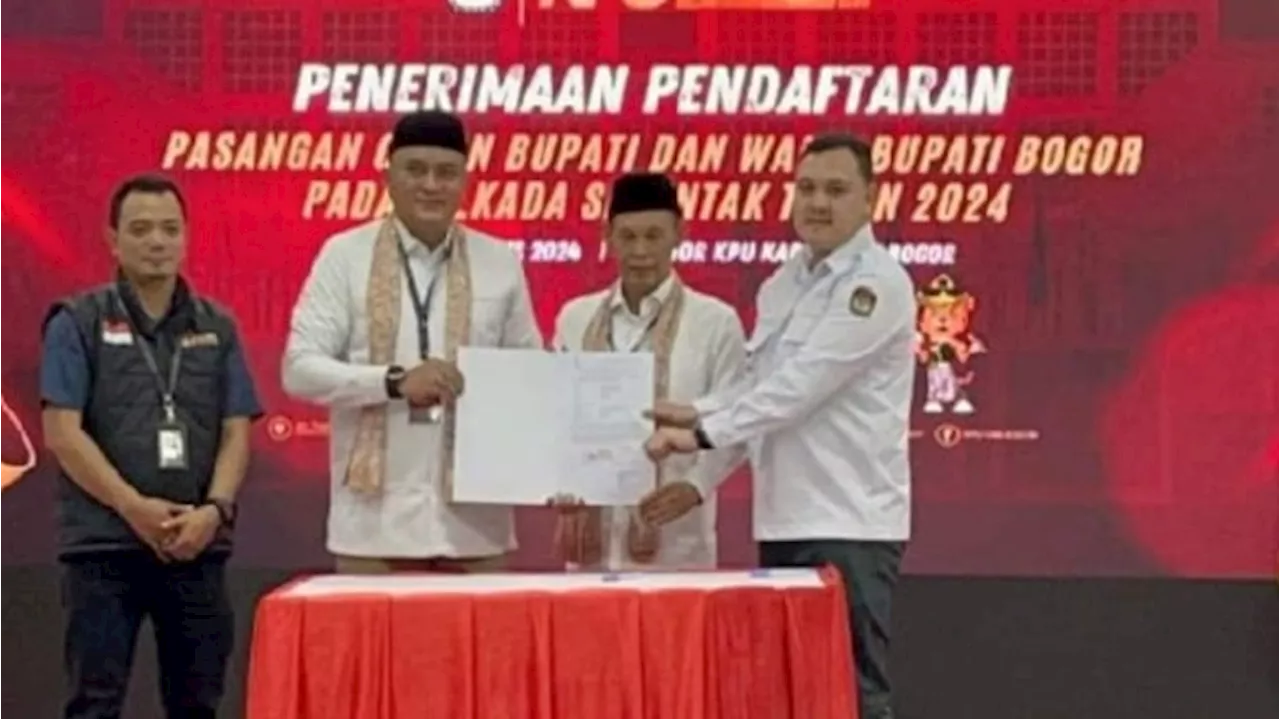 Pilkada Kabupaten Bogor, Rudy-Jaro Diusung 17 Parpol Duel Bayu-Mus dari PDIP