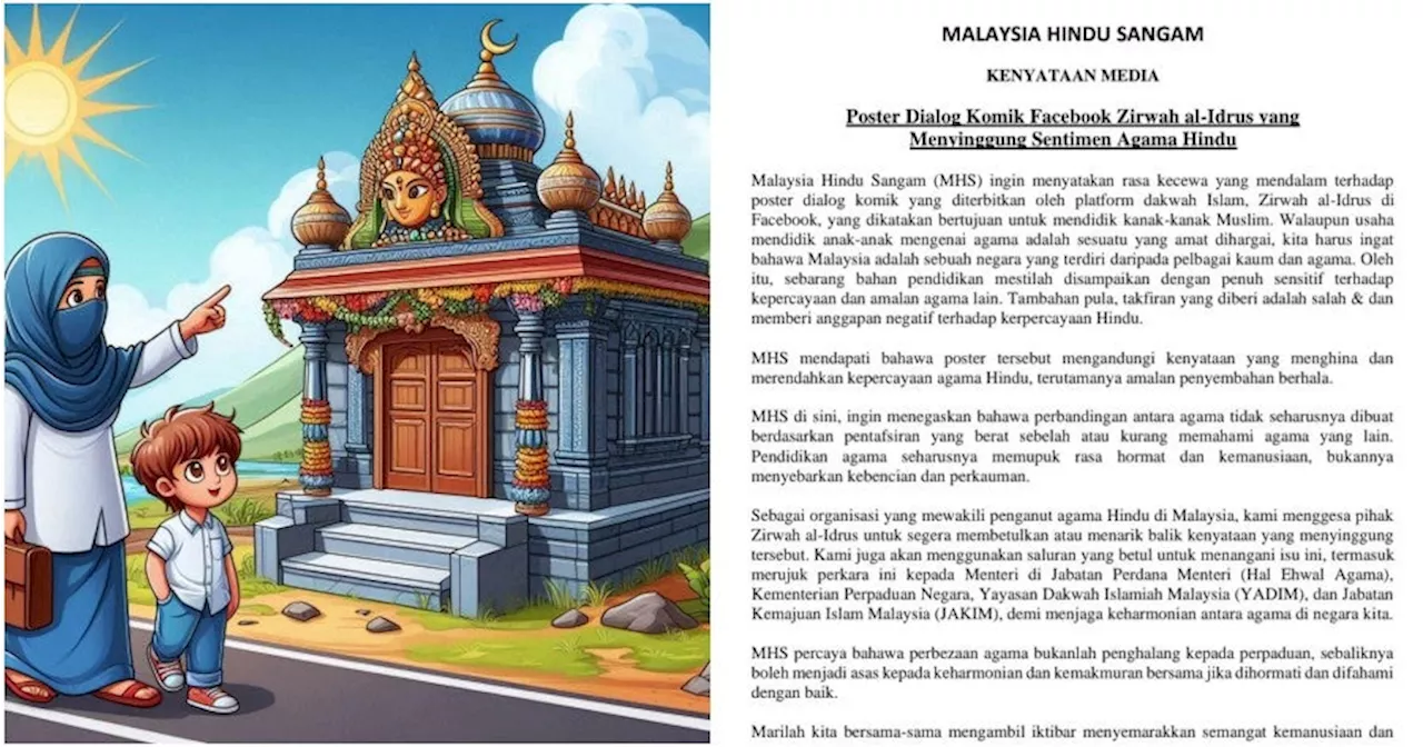 Insensitive Poster Mocking Idol Worship Receives Major Backlash From M'sians